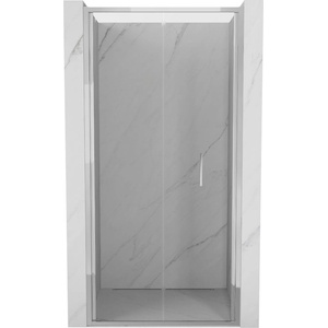 Mexen Exo-F сгъваеми душ врати 65 см, прозрачни, хром - 816-065-000-01-00 (816-065-000-01-00)