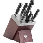 ZWILLING Самонаточващо се блокче с 5 ножа и ножица Zwilling Pro (38448-007-0)