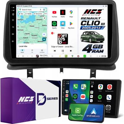 NCS D9 Renault Clio III 2005-2013 4GB