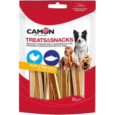 Camon Treats&Snacks Dog Sandwich kura s treskou 80 g
