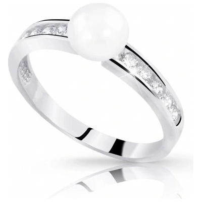 Cutie Jewellery prsteň z bieleho zlata s perlou Z8035 10 X 2