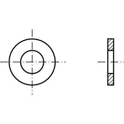 PROFISTYL DIN 125A podložka plochá pozink 100HV Varianta: DIN 125A podložka plochá 100HV ZnB (17,0x30x3,0mm) M16 – Sleviste.cz