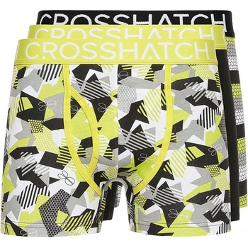 Crosshatch Боксерки Crosshatch 3 Pack of Crystaline Boxers - Yellow