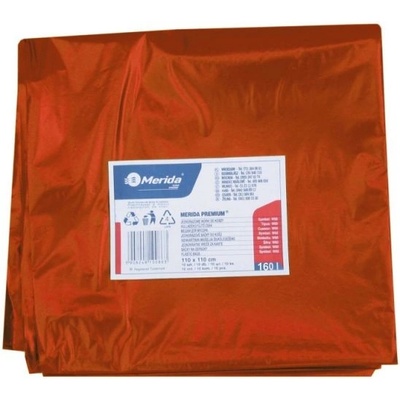 Merida pytle LDPE 40µm 160l 10ks červené