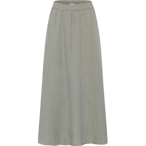 KnowledgeCotton Apparel Дамска пола KnowledgeCotton Apparel Women's Organic Linen Skirt - Twill / Yarndyed (113-1255-0113)