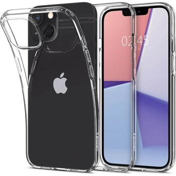 Image 1 of Spigen Liquid Crystal Case - тънък силиконов (TPU) калъф за iPhone 13 (прозрачен)