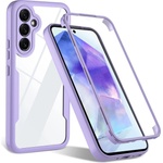 Techsuit Калъф за Samsung Galaxy A54 + Протектор - ColorVerse 360 Series - Лилав