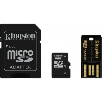 Kingston microSDHC 8GB Class 10 Multi Kit/Mobility Kit (MBLY10G2/8GB)