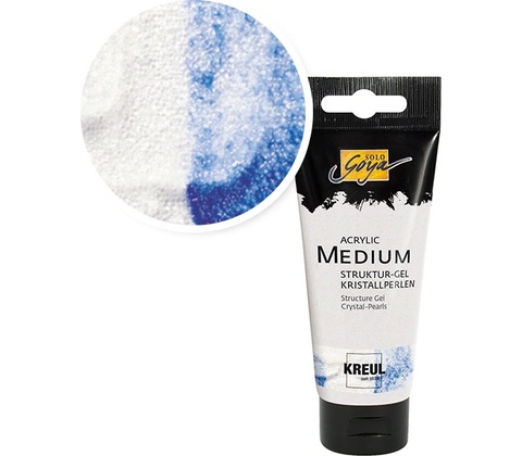 Strukturovací akrylový gel Solo Goya Crystal-Pearls 100 ml
