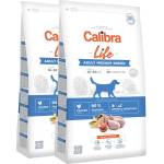 Calibra Dog Life Възрастен Среден Размер Пиле 2 x 12 кг