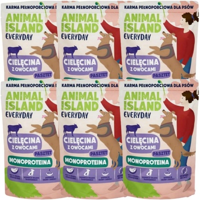 Animal Island Everyday Monoprotein Veal 6 x 300 g
