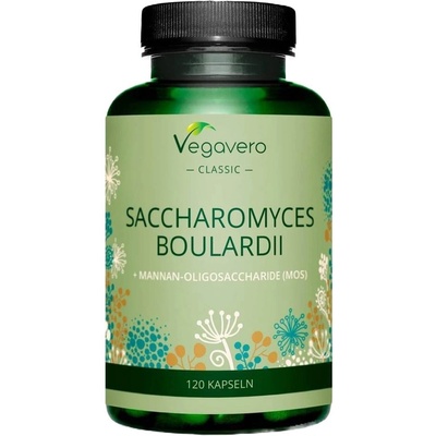 Vegavero Saccharomyces Boulardii + Mannan-Oligosaccaride, 120 капсули, Vegavero