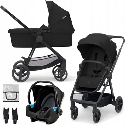 Kinderkraft 3in1 NEWLY classic black + MINK PRO 2023