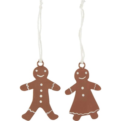 IB Laursen Vianočná ozdoba GINGERBREAD hnedá