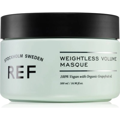 Ref Stockholm Weightless Volume Masque дълбоко хидратираща маска за блясък и мекота на косата 500ml