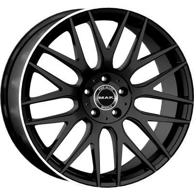 MAK ARROW 9,5x20 5x112 ET50 gloss black mirror ring