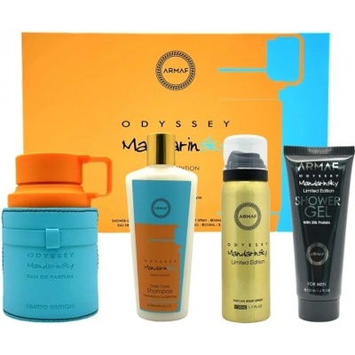 Armaf Комплект за мъже Armaf Odyssey Mandarin Sky - Eau de Parfum 100 мл + Дезодорант 50 мл + Душ гел 100 мл + Шампоан 250 мл