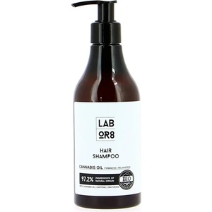 LABOR8 Шампоан за коса LABOR8 Hemp, с конопено масло, естествени съставки, укрепваща грижа, 270 мл
