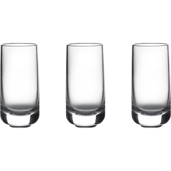 Zone Чаша за шотове ROCKS 50 ml, комплект от 3 бр. , прозрачен, стъкло, Зона Дания (ZO10601)