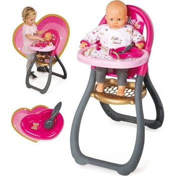 Smoby 220310 jedálenská stolička Baby Nurse pre bábiku
