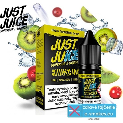 Just Juice Salt Kiwi & Cranberry On Ice 10 ml 20 mg