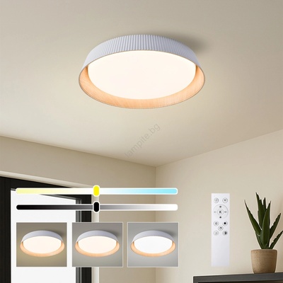 Brilagi - LED димируем таванен осветител ORINO LED/54W/230V 3000-6000K бял диам. 43 см + дистанционно управление (BG4784)