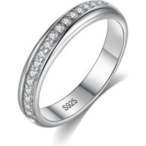 Silenti Jewelry Сребърен пръстен "Обиколка" - 9 - 59.5мм (19.1мм диам. )