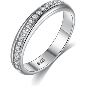 Silenti Jewelry Сребърен пръстен "Обиколка" - 9 - 59.5мм (19.1мм диам. )