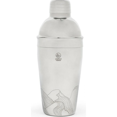Šejker kokteilov MOUNTAINS 500 ml, strieborná, nerezová oceľ, Leopold Vienna