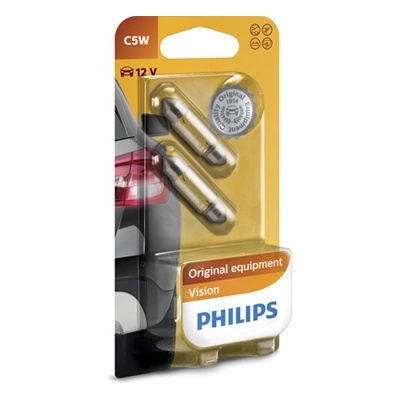 Philips Крушка, светлини купе philips c5w, 12v, 5w, 2 бр