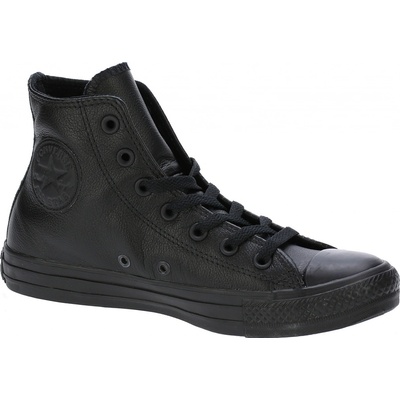 Converse Chuck Taylor All Star Leather Hi 135251/Black Monochrome