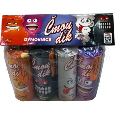 Klásek Sada detských dymovníc Čmoudík New Color 4 farby
