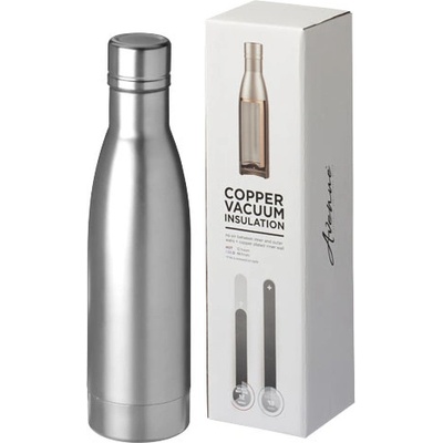 Vasa Měděná láhev s vakuovou izolací Stříbrný 500 ml