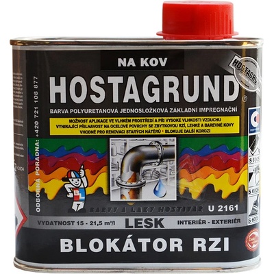 HOSTAGRUND blokátor hrdze U2161, odtieň 0000 bezfarebný transparentný, 2,5l