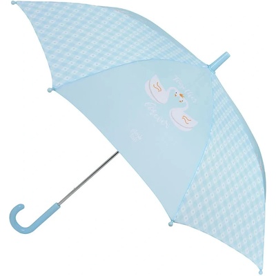SAFTA Чадър Safta Glowlab Swans umbrella 48 cm - Blue (Multicolor)