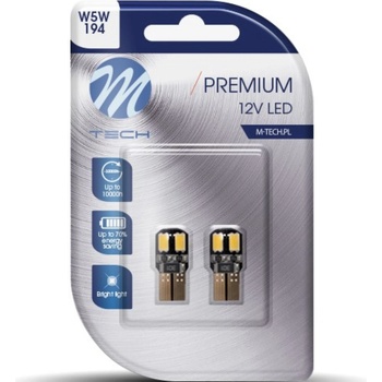 Image 1 of m-tech W5W 5W 12V 2x (LB323W)