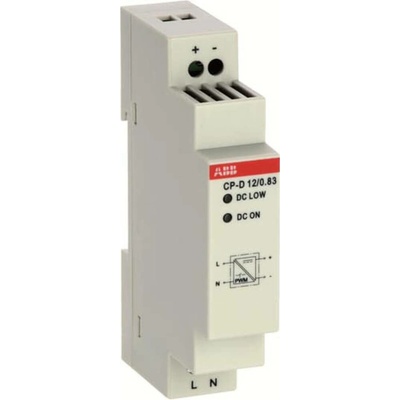 ABB CP-D 12/0.83 sieťový zdroj na montážnu lištu (DIN lištu) 12 V 0.83 A 10 W Počet výstupov:1 x Obsah 1 ks