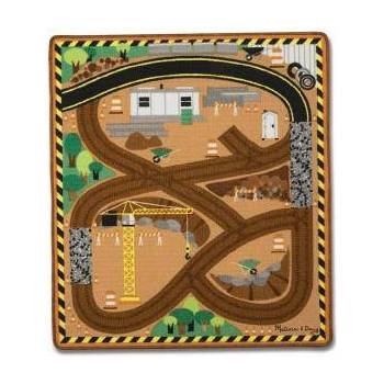 Melissa & Doug Детско килимче за игра с дървени МПС, 19407 Melissa and Doug, 000772194075