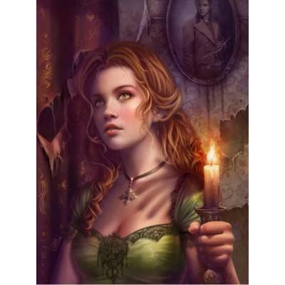 Grafika - Puzzle Ortega: By the Light of a Candle - 2 000 piese