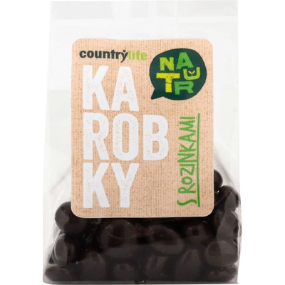 Country Life Karobky s hrozienkami 100 g