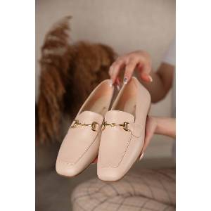 Moda Trend Дамски лоуфъри - Бежови 302303 (302303_Бежов)