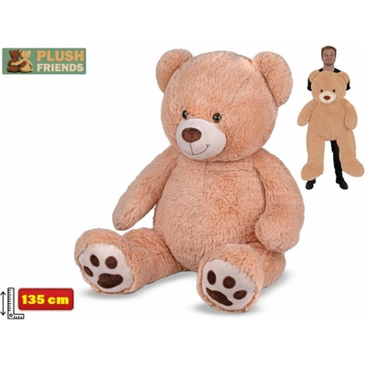 Plush Friends medvěd béžový 135 cm – Zboží Mobilmania