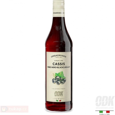 ODK Sirup Černý rybíz Cassis / Blackcurrant 0,75 l