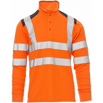 Payper Pánska reflexná polokošeľa GUARD + WINTER Oranžová Fluo/ N 3XL