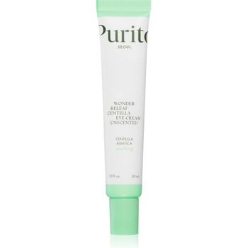 PURITO Wonder Releaf Centella Eye Cream Unscented лек крем за околоочната зона против отоци и тъмни кръгове 30ml