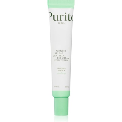 PURITO Wonder Releaf Centella Eye Cream Unscented лек крем за околоочната зона против отоци и тъмни кръгове 30ml