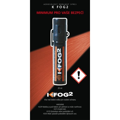 K FOG2 Obranné spreje s klipem 20 ml
