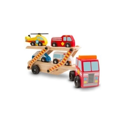 MELISSA & DOUG Tahač se záchrannými auty