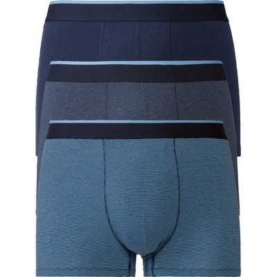 Livergy pánské boxerky s BIO bavlnou 3 kusy navy modrá / modrá – Zboží Dáma