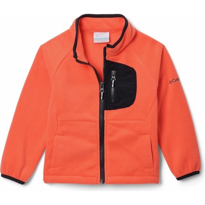 Columbia Детско поларено яке Columbia Kid's Fast Trek IV Fleece Full Zip Fleece jacket - Zing / Black - размер XL (703-4641-0916)